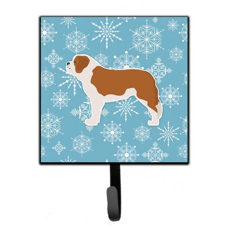 Micasa Winter Snowflake Saint Bernard Leash or Key Holder MI221805